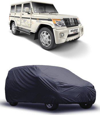 ERcial Store Car Cover For Mahindra Bolero (Without Mirror Pockets)(Grey)