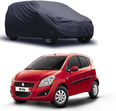 ERcial Store Car Cover For Maruti Suzuki Ritz (Without Mirror Pockets)(Grey)