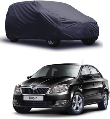 ABS AUTO TREND Car Cover For Skoda Rapid (Without Mirror Pockets)(Grey)