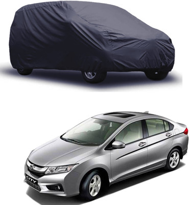 ABS AUTO TREND Car Cover For Honda City (Without Mirror Pockets)(Grey)