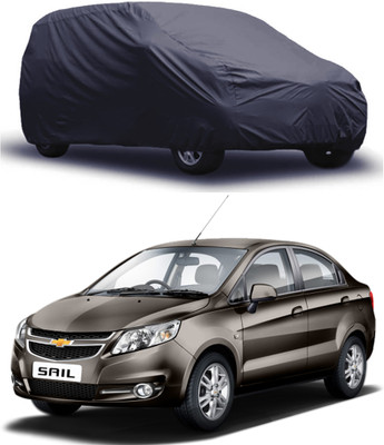 ABS AUTO TREND Car Cover For Chevrolet Sail (Without Mirror Pockets)(Grey)