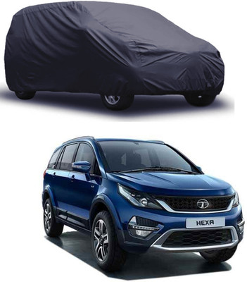 ABS AUTO TREND Car Cover For Tata Hexa (Without Mirror Pockets)(Grey)