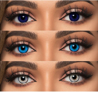 Optify Monthly Disposable(Zero, Colored Contact Lenses, Pack of 3)