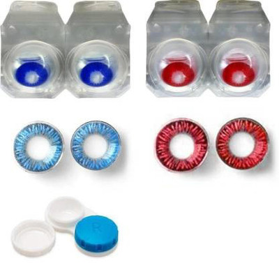 Optify Monthly Disposable(Zero, Colored Contact Lenses, Pack of 2)