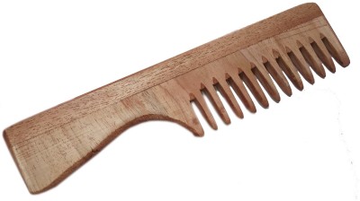 FeelFree Neem Wooden/Wood Comb For Women & Men Hair Growth - Helps In Prevention Of Hair Fall & Anti Dandruff Trait - Naturally Prepared in Villages of Bengal- Best & Original Neem Pocket Comb