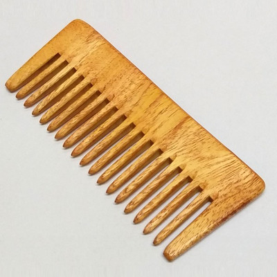 FeelFree Neem Wooden/Wood Comb For Women & Men Hair Growth