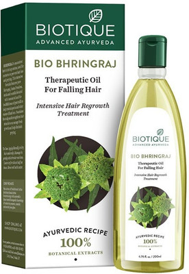 BIOTIQUE bhringraj falling hair oil 200ml Hair Oil(400 g)