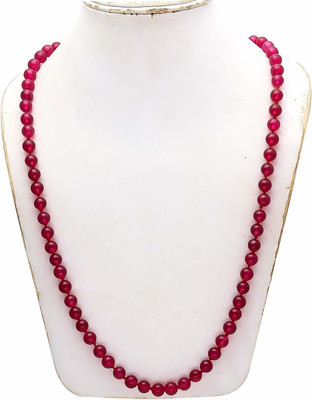 pkgems Original Red Hakik Mala Red Agate Agate Stone Chain