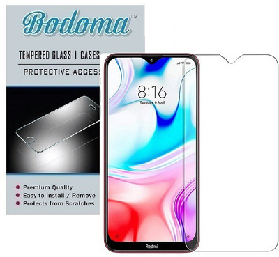 Bodoma Tempered Glass Guard for Xiaomi Redmi 8(Pack of 1)