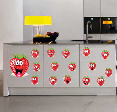 Stickerberry 45 cm Kitchen And Fridge Decor Wall Sticker Self Adhesive Sticker(Pack of 1)