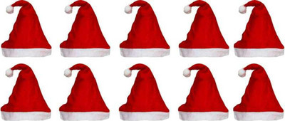 aaradhyacollection Santa Cap Cap(Pack of 10)