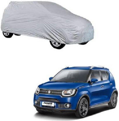 S S MART Car Cover For Maruti Suzuki Ignis (Without Mirror Pockets)(Silver, For 2017, 2018, 2019, 2016 Models)
