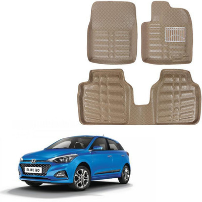 Oshotto Leatherite 3D Mat For  Hyundai Elite i20(Beige)