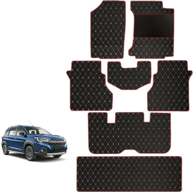 elegant Leatherite Standard Mat For  Maruti Suzuki XL6(Black, Red)