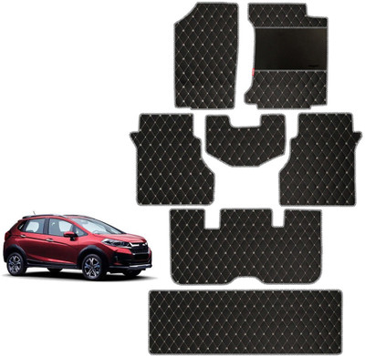 elegant Leatherite Standard Mat For  Honda BR-V(Black, White)