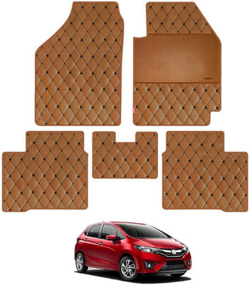elegant Leatherite Standard Mat For  Honda Jazz(Brown)