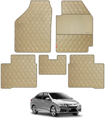 elegant Leatherite Standard Mat For  Honda New City(Beige)