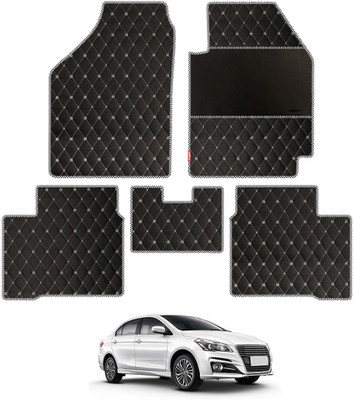 elegant Leatherite Standard Mat For  Maruti Suzuki Ciaz(Black, White)