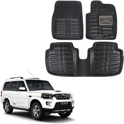 Oshotto Leatherite 3D Mat For  Mahindra Scorpio(Black)