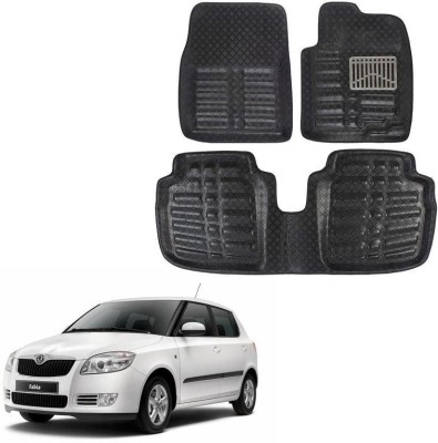 Oshotto Leatherite 3D Mat For  Skoda Fabia(Black)