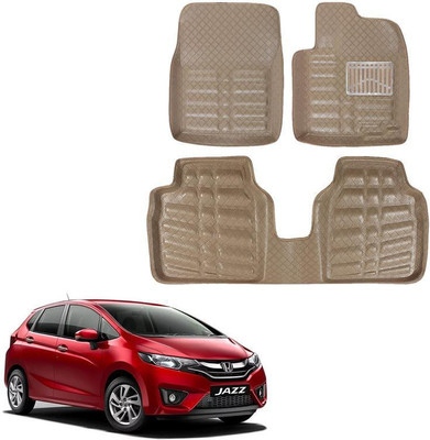 Oshotto Leatherite 3D Mat For  Honda Jazz(Beige)