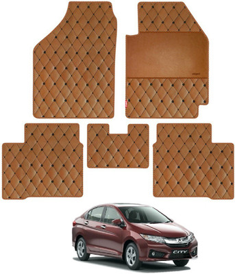 elegant Leatherite Standard Mat For  Honda City(Brown)
