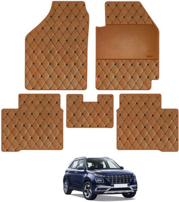elegant Leatherite Standard Mat For  Hyundai Venue(Brown)