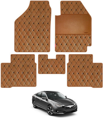 elegant Leatherite Standard Mat For  Honda Civic(Brown)