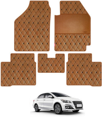 elegant Leatherite Standard Mat For  Maruti Suzuki Ciaz(Brown)