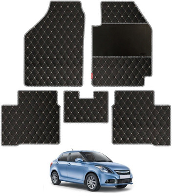 elegant Leatherite Standard Mat For  Maruti Suzuki Swift Dzire(Black, White)
