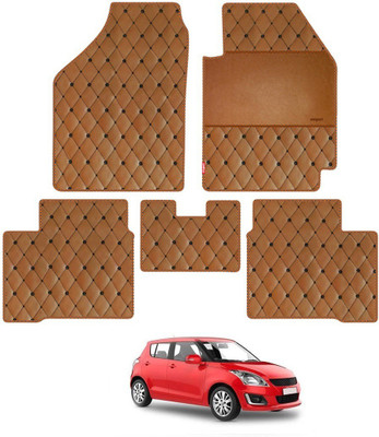 elegant Leatherite Standard Mat For  Maruti Suzuki Swift(Brown)