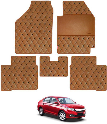 elegant Leatherite Standard Mat For  Honda Amaze(Brown)