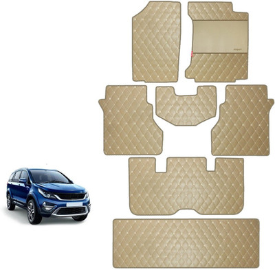 elegant Leatherite Standard Mat For  Tata Hexa(Beige)