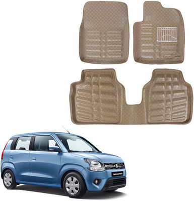 Oshotto Leatherite 3D Mat For  Maruti Suzuki WagonR(Beige)