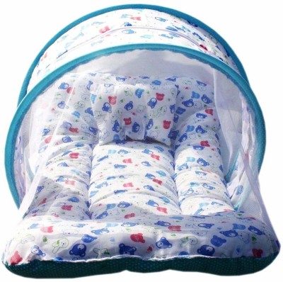 NAGAR INTERNATIONAL Polyester Infants Washable Baby insect protection net Mosquito Net(Blue, Tent)