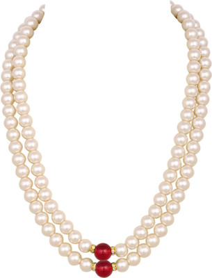 VISHAKA PEARLS AND JEWELLERS Pearl Alloy Necklace