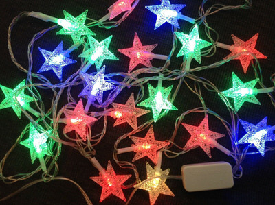 S K Bright 20 LEDs 3.96 m Multicolor Flickering String Rice Lights(Pack of 1)