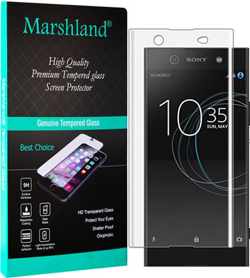 Marshland Edge To Edge Tempered Glass for Sony Xperia XA1 Ultra Dual(Pack of 1)