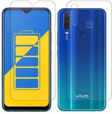 Fashion Way Front and Back Screen Guard for Vivo Y15, Vivo Y17, Vivo Y12, Vivo U10(Pack of 2)