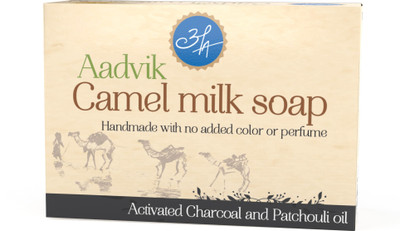 Aadvik Camel Milk Soap | Activated Charcoal & Patchouli oil(100 g)