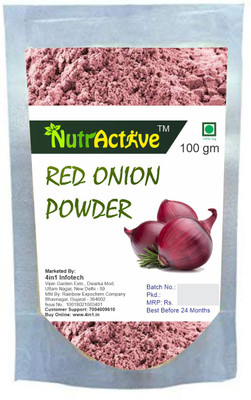 NutrActive Pure Organic Red Onion Powder 100gm(100 g)