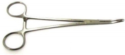 Forgesy Heaney Hysterectomy Clamp 8'’ Double Tooth CVD Straight Dissecting Scissors(Blunt/Sharp Blades)