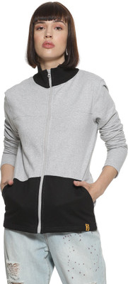 CAMPUS SUTRA Full Sleeve Color Block Women Sweatshirt