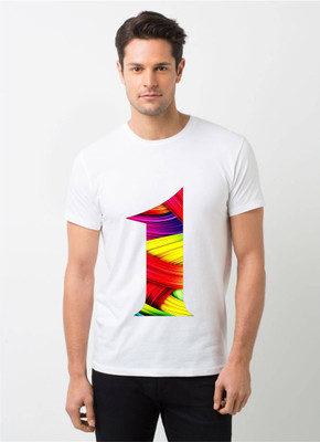 hamsa print world Graphic Print Couple Round Neck White T-Shirt