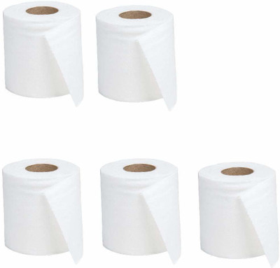 Diem Ply Soft Toilet Tissue Paper Rolls - 100 Sheets (Pack of 5) Toilet Paper Roll(2 Ply, 100 Sheets)