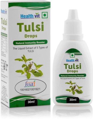 HealthVit Tulsi Drops Natural Immunity Booster - 30ml(30 ml)