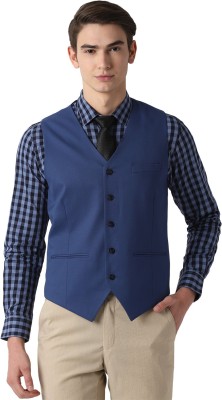 PETER ENGLAND Self Design Men Waistcoat