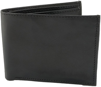 RPF Men Trendy Black Artificial Leather Wallet(3 Card Slots)