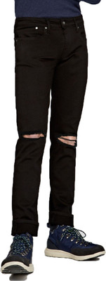 Krossbone Slim Men Black Jeans