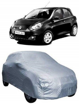 S S MART Car Cover For Renault Pulse (Without Mirror Pockets)(Silver)